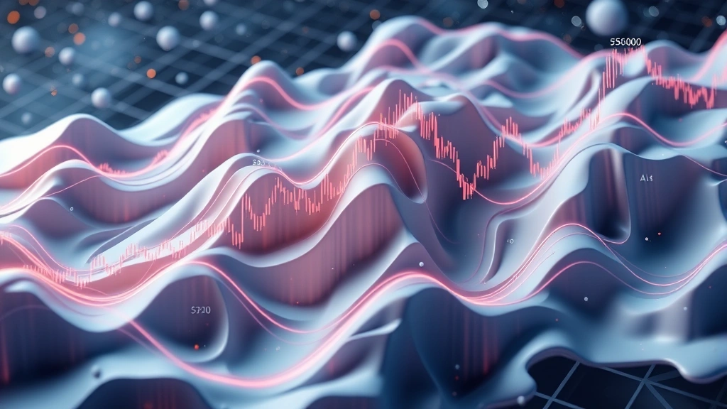 Realistic 3D representation of cryptocurrency market depth and liquidation mechanics with price levels, trader positions, and cascade effects illustrated as flowing liquidity patterns without any text or numbers