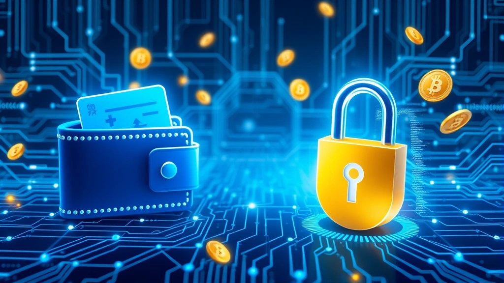 A digital representation of cryptocurrency wallets and security protocols, showing encrypted digital locks, blockchain networks, and decentralized financial system architecture with flowing data streams