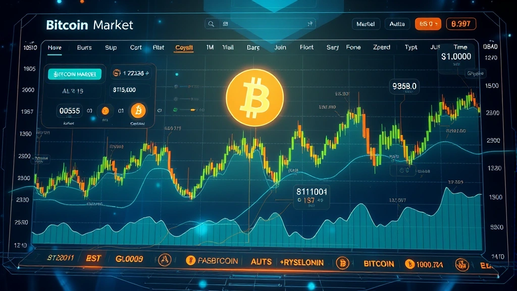 Futuristic cryptocurrency market dashboard displaying real-time Bitcoin dominance metric with flowing capital streams between Bitcoin and altcoin segments, holographic-style market data interface