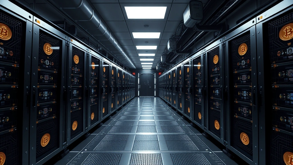 Institutional-grade bitcoin cold storage vault with advanced security systems, professional cryptocurrency custody facility with multiple security layers and monitoring equipment