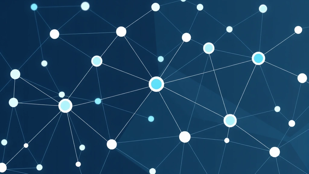 Conceptual image of decentralized peer-to-peer trading network with multiple connected points and transaction flows, representing trustless exchange mechanisms, abstract geometric design, cool color palette, modern and clean composition, no text or indicators