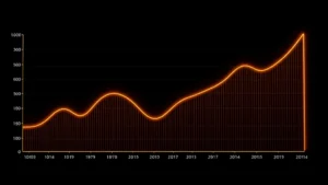 Digital visualization of M2 money supply growth chart alongside Bitcoin price trajectory, showing parallel expansion curves with glowing neon lines on dark background, representing monetary expansion and cryptocurrency correlation
